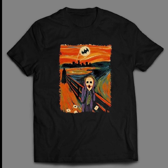Joker Batman Famous Painting Combo Shirt - Picture 1 of 1